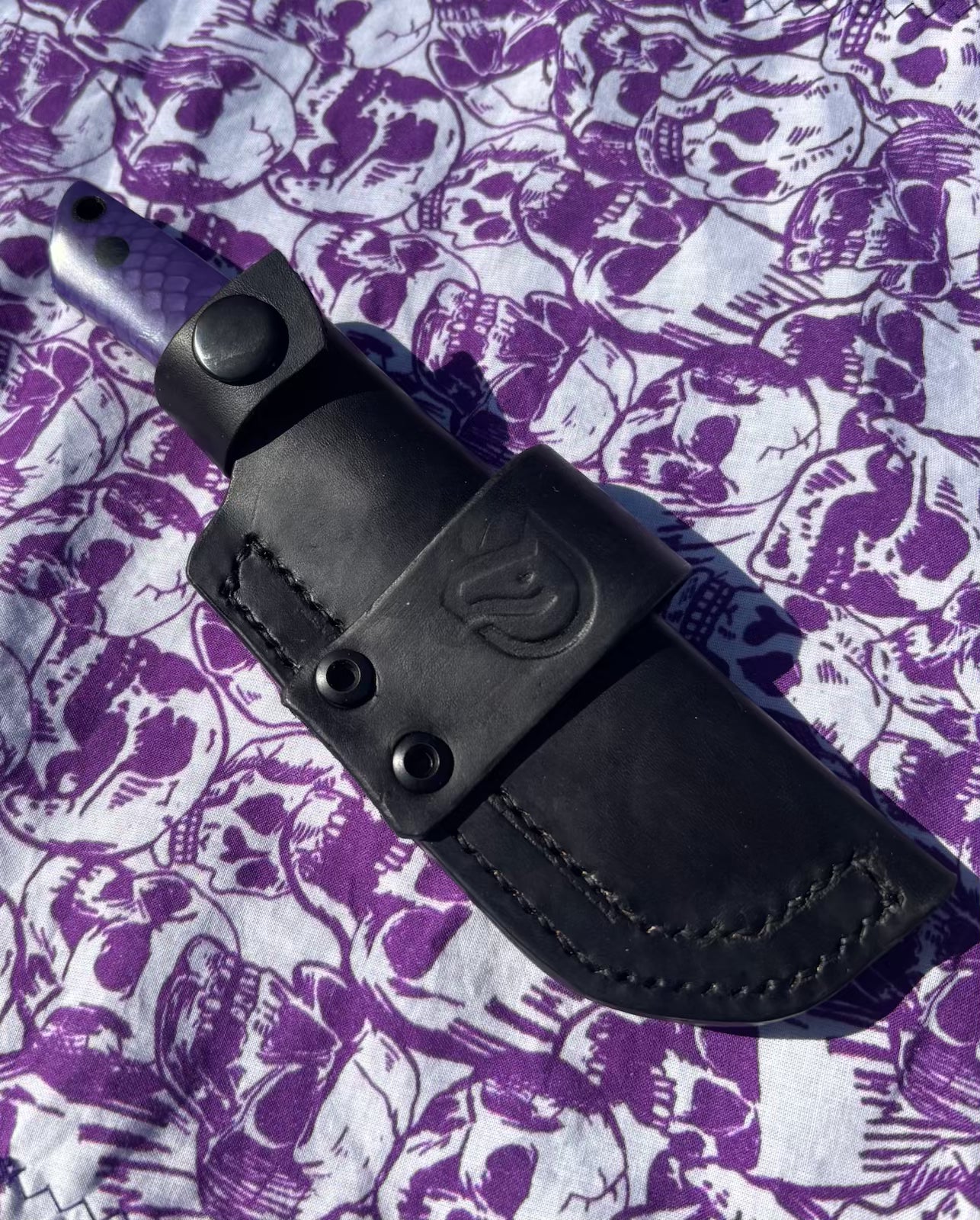 Custom Leather Sheath – Handcrafted for Kyuss & Lemmy Models