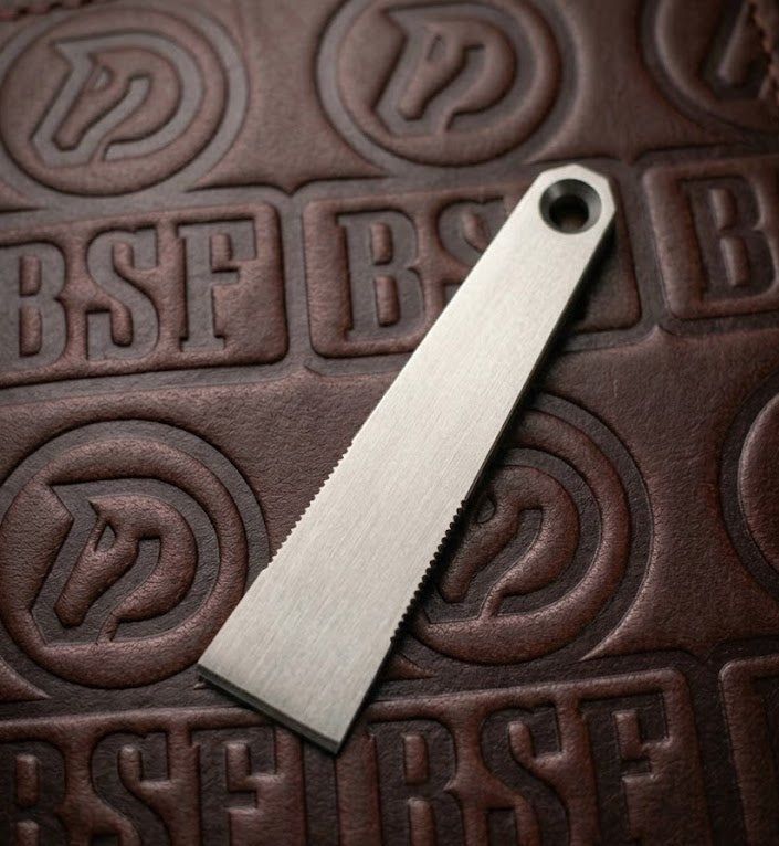 BSF 154-CM Tapered EDC Pry Bar – Jimped Grip