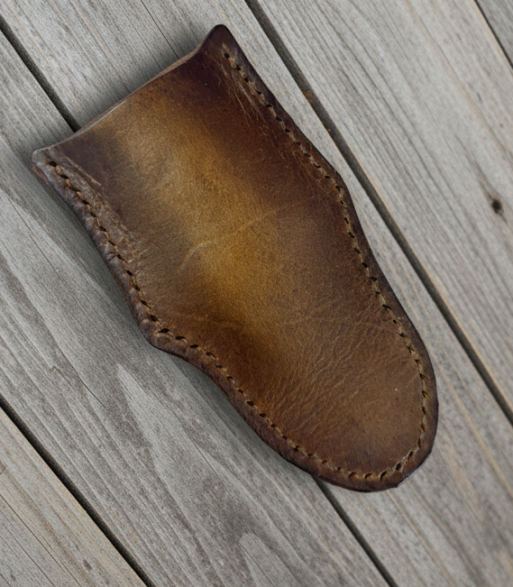 Handcrafted Low country Oyster shucker Leather Sheath