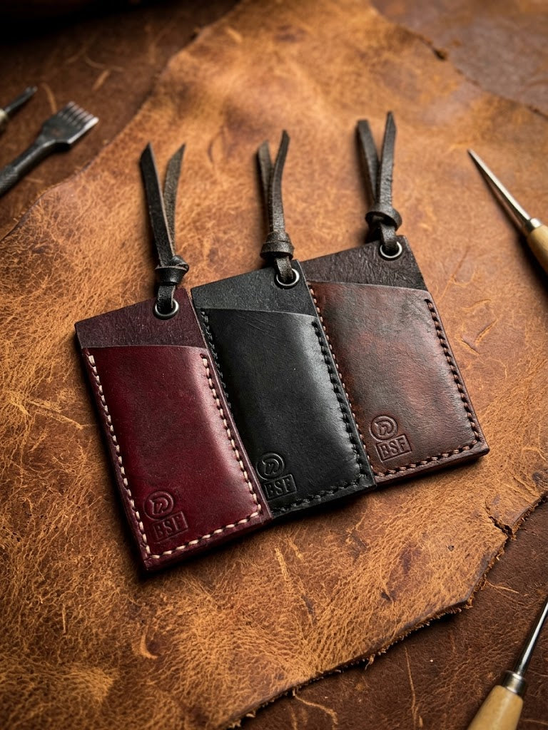 BSF Leather Pocket Slip – 1.5" x 3.75"