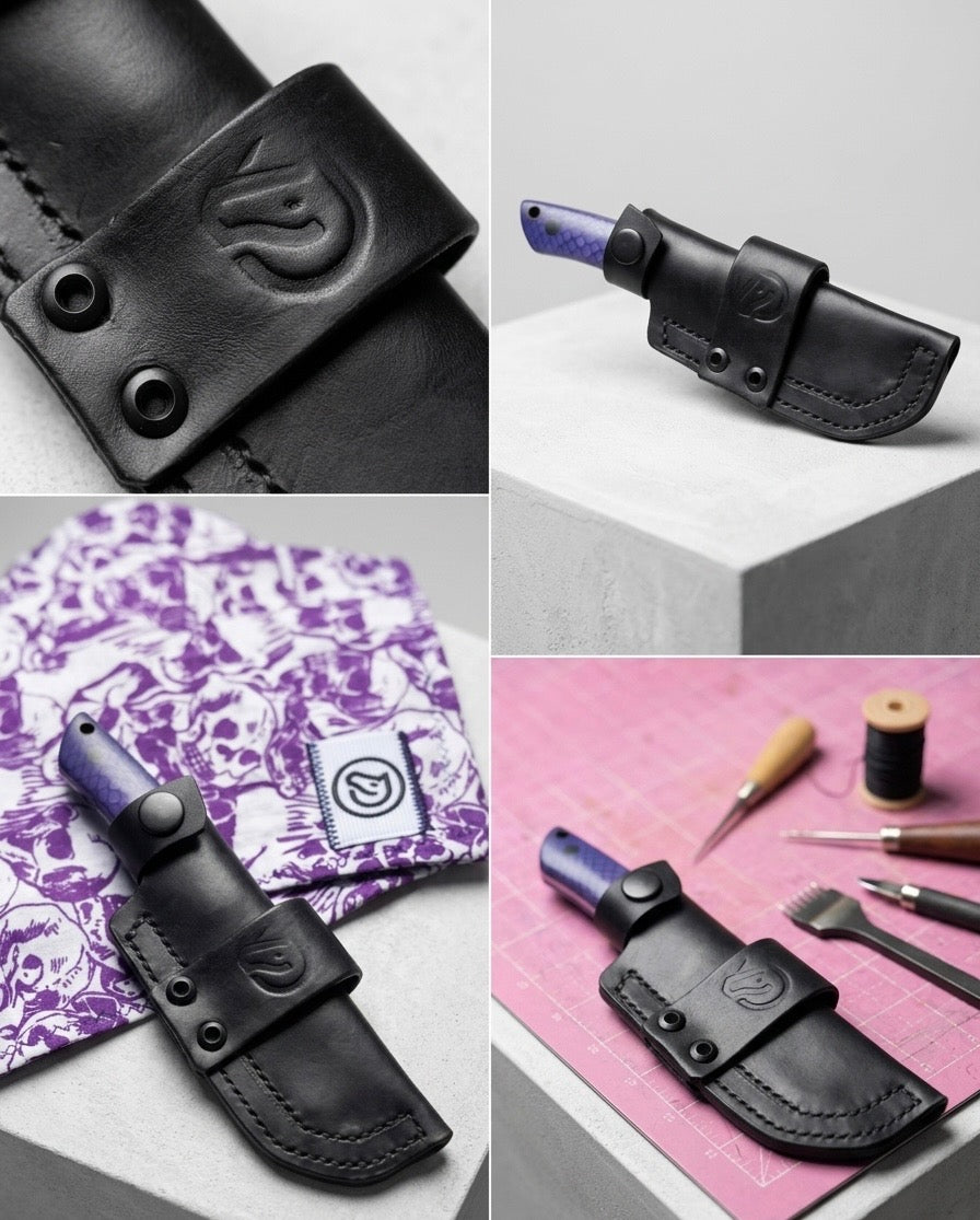 Custom Leather Sheath – Handcrafted for Kyuss & Lemmy Models