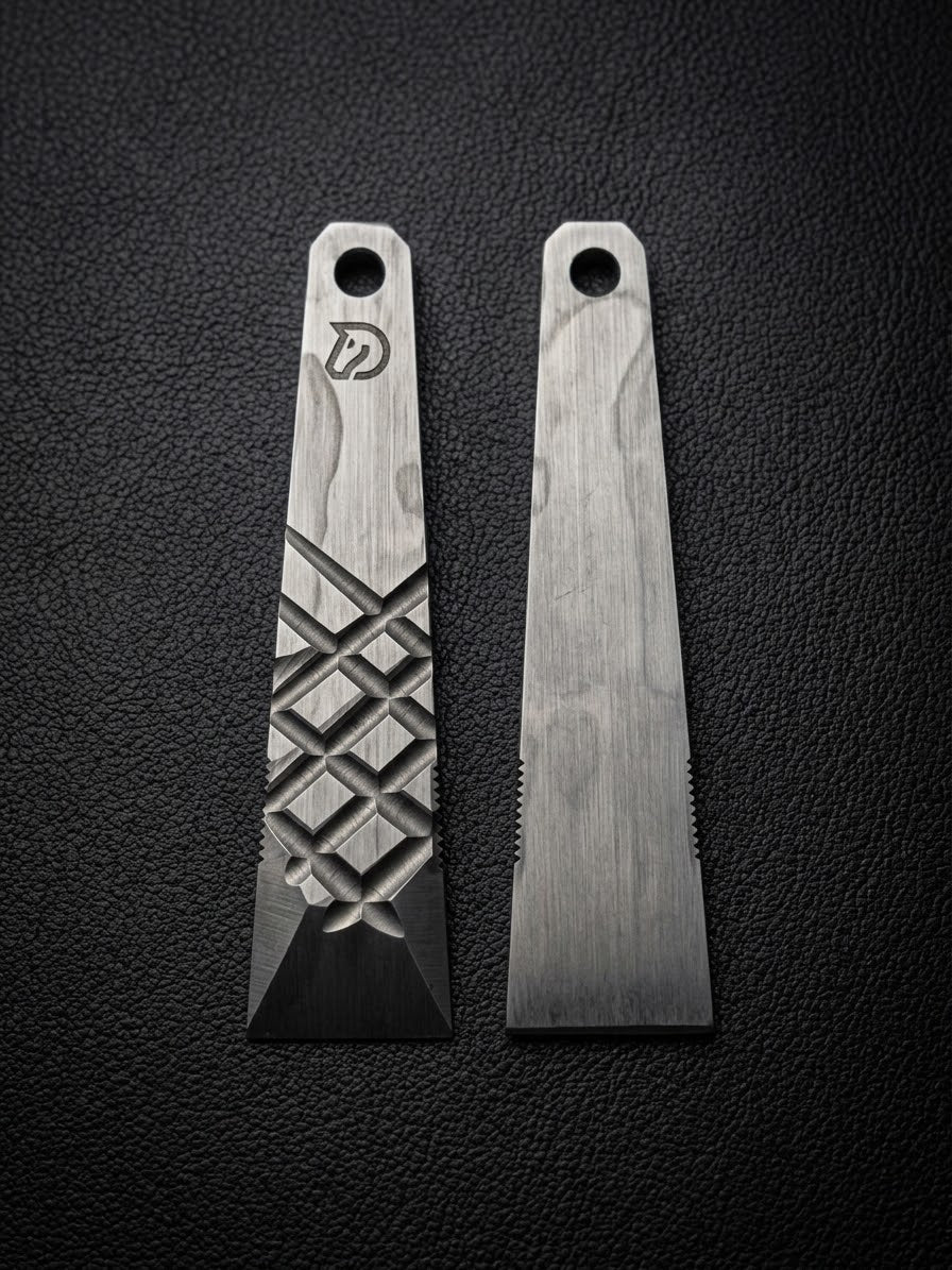 Custom W-2 Tool Steel EDC Pry Bar (60-61 HRC)