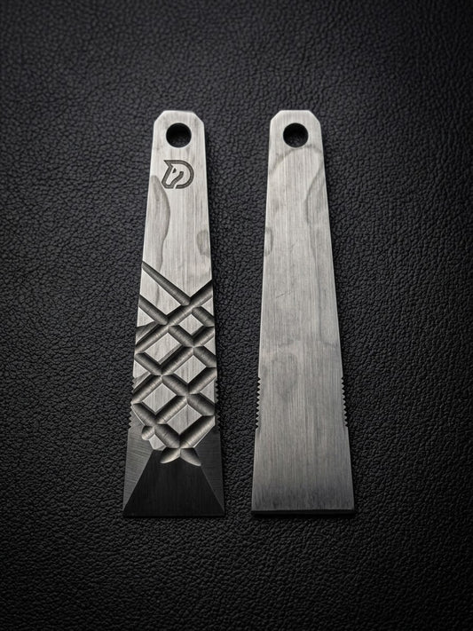 Custom W-2 Tool Steel EDC Pry Bar (60-61 HRC)